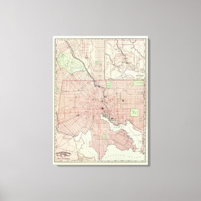 Baltimore 3 leinwanddruck (Vorderseite)