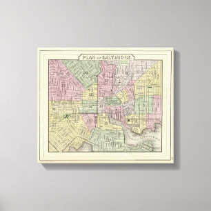 Baltimore 3 leinwanddruck