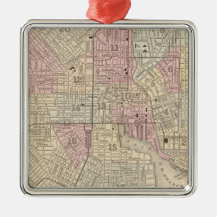 Baltimore 4 silbernes ornament