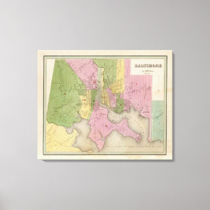 Baltimore 6 leinwanddruck