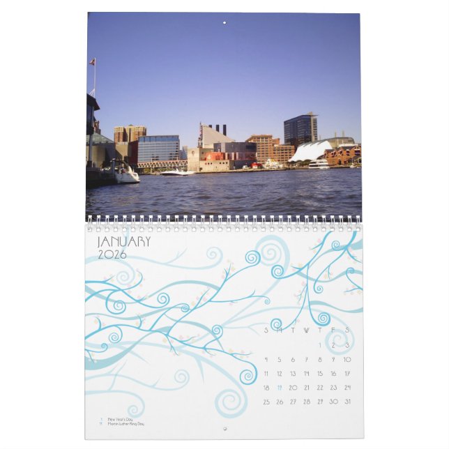 Baltimore-Aquarium Kalender (Jan 2026)