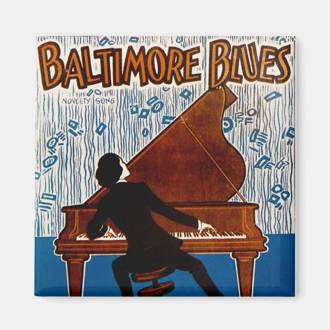 Baltimore Blues Magnet (Vorne)