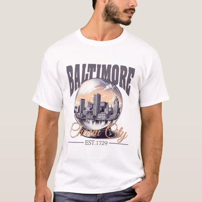 Baltimore Charm City T-Shirt (Vorderseite)
