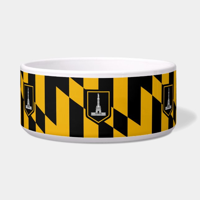 Baltimore Flag Pet Bowl Napf (Vorderseite)