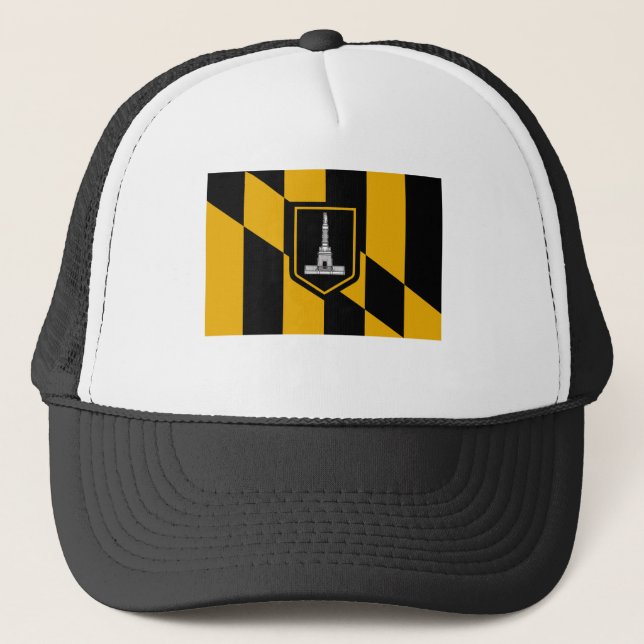 Baltimore Flag Truckerkappe (Vorderseite)