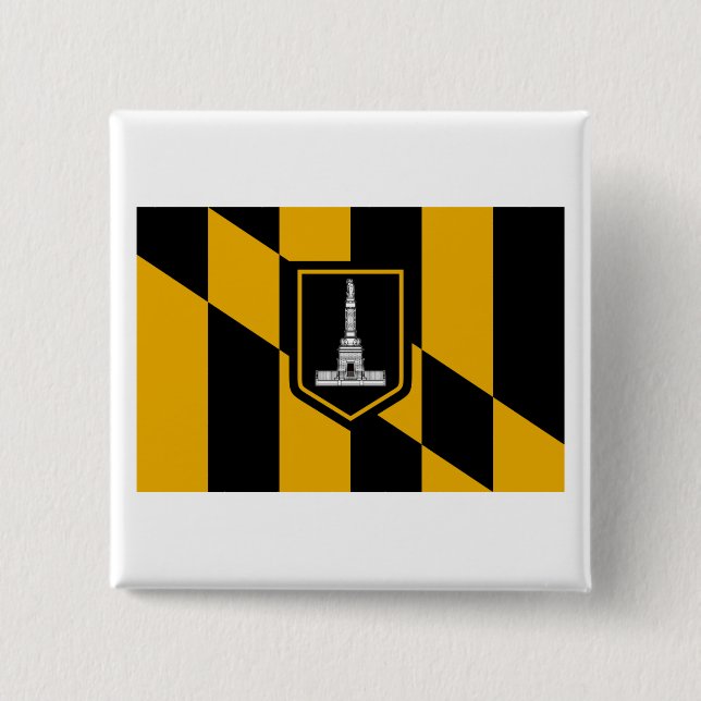 Baltimore-Flagge Button (Vorderseite)