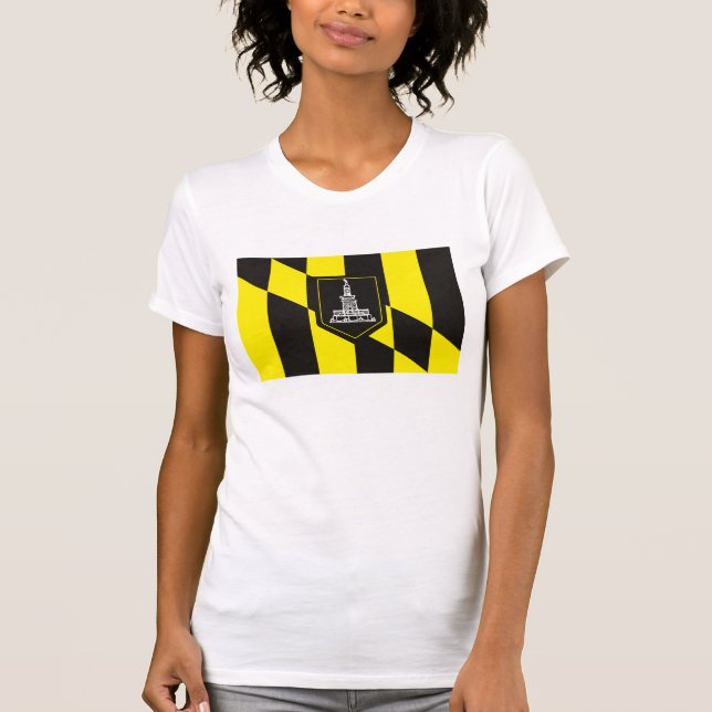 Baltimore-Flaggen-T - Shirt (Vorderseite)