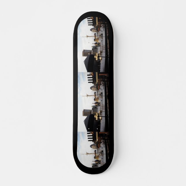 Baltimore-Hafen-Foto-SchabloneSkateboard Skateboard (Vorne)