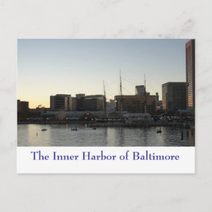 Baltimore Inner Harbour Postkarte