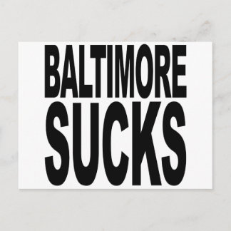 Baltimore Ist zum Kotzen Postkarte