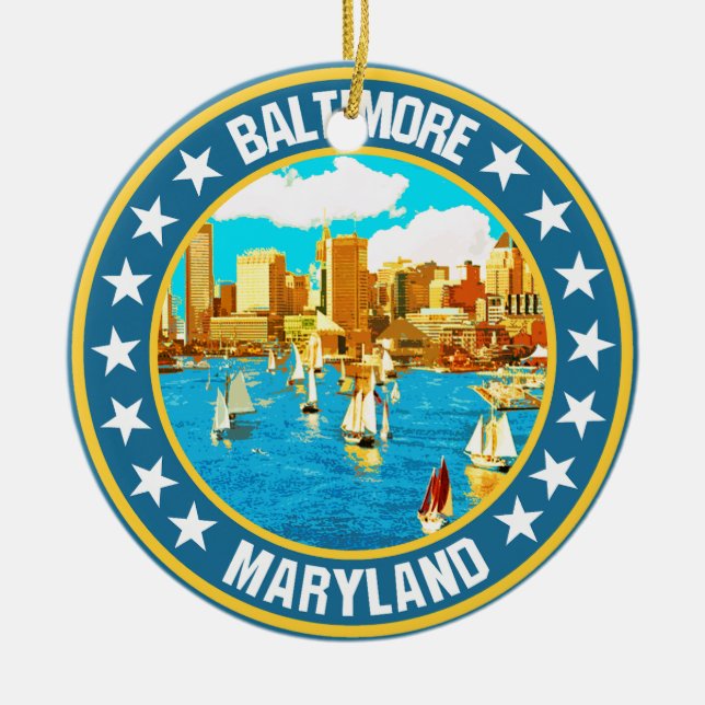 Baltimore Keramik Ornament (Vorne)
