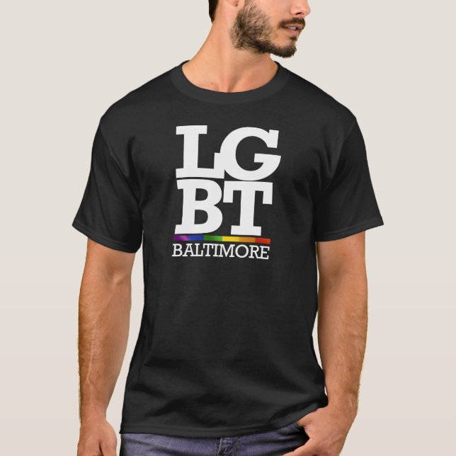 BALTIMORE LGBT -- .png T-Shirt (Vorderseite)