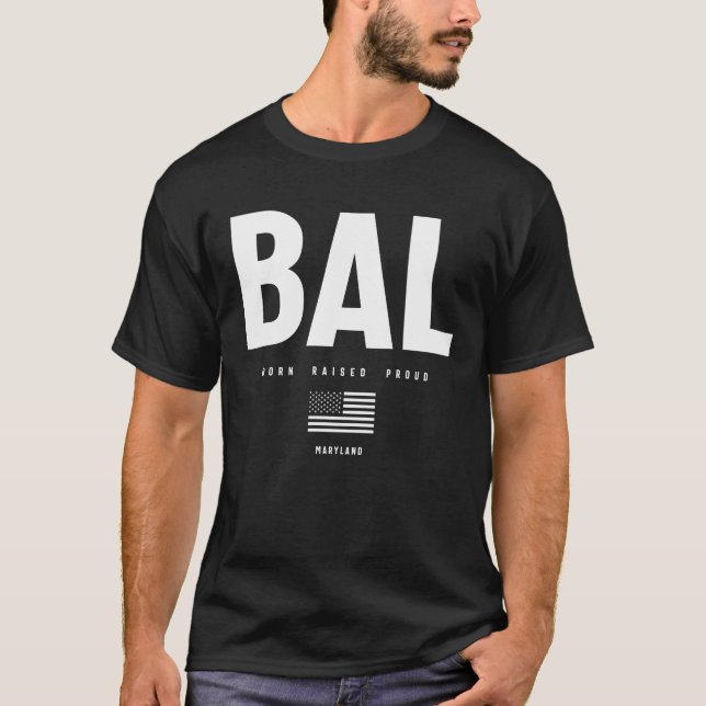 Baltimore Liebe - Geborene Erhöhungen T-Shirt (Vorderseite)