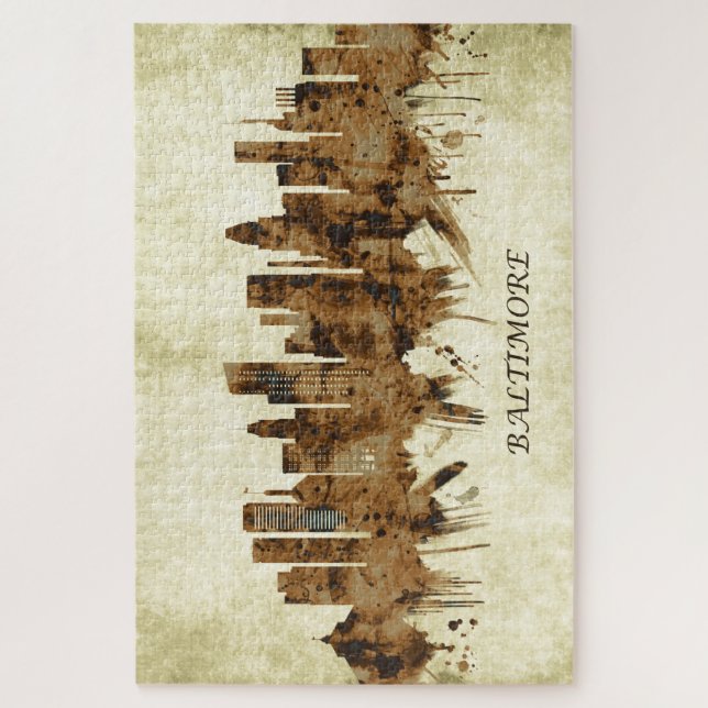 Baltimore Maryland Cityscape (Vertikal)