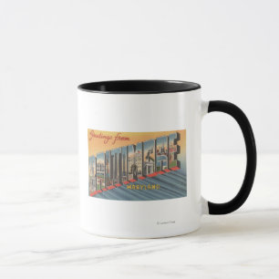 Baltimore, Maryland - große Buchstabe-Szenen 2 Tasse