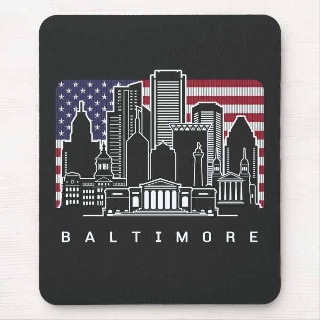 Baltimore Maryland Mousepad (Vorne)