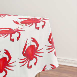 Baltimore Maryland Red Hard Muscheln Crab Seafood Tischdecke