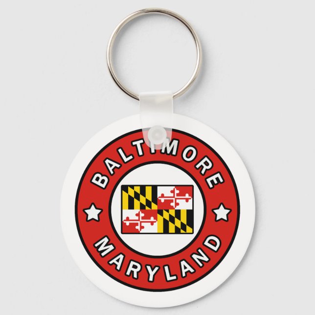 Baltimore Maryland Schlüsselanhänger (Vorderseite)