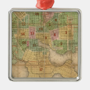 Baltimore, Maryland Silbernes Ornament