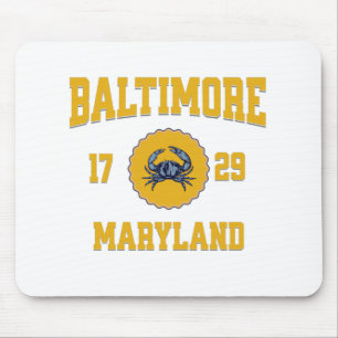 Baltimore Maryland Uni University Style Mousepad
