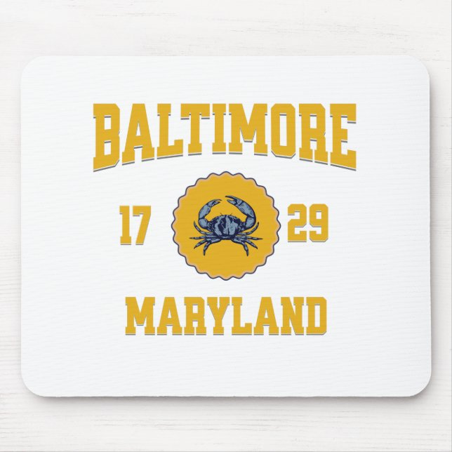 Baltimore Maryland Uni University Style Mousepad (Vorne)