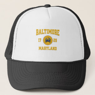 Baltimore Maryland Uni University Style Truckerkappe
