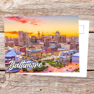Baltimore, Maryland, USA Postkarte