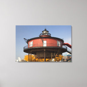 BALTIMORE, MARYLAND. USA. Seven-Foot Knoll Leinwanddruck