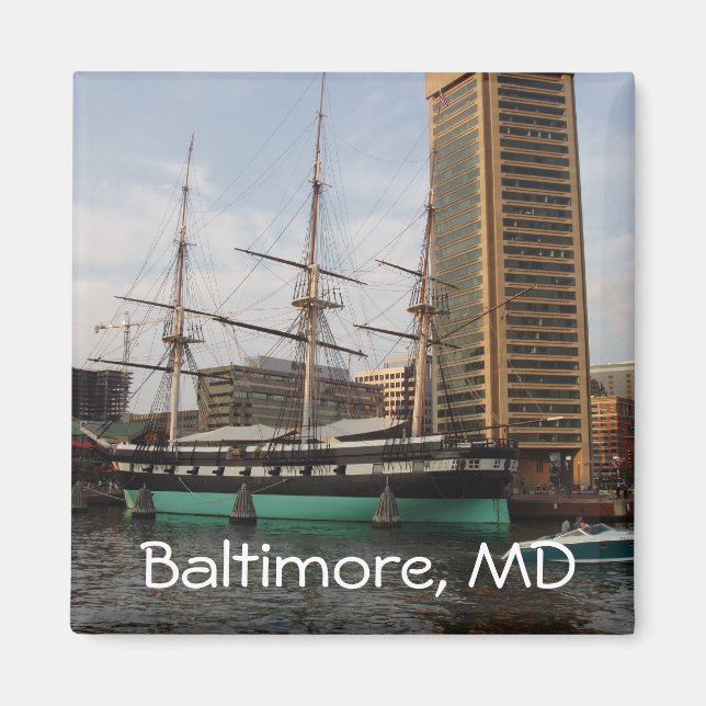 Baltimore, MD Magnet (Devant)