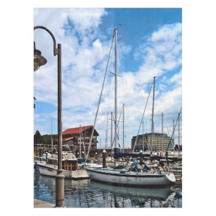 Baltimore MD - Marina in der Nähe von Fells Point Tischdecke