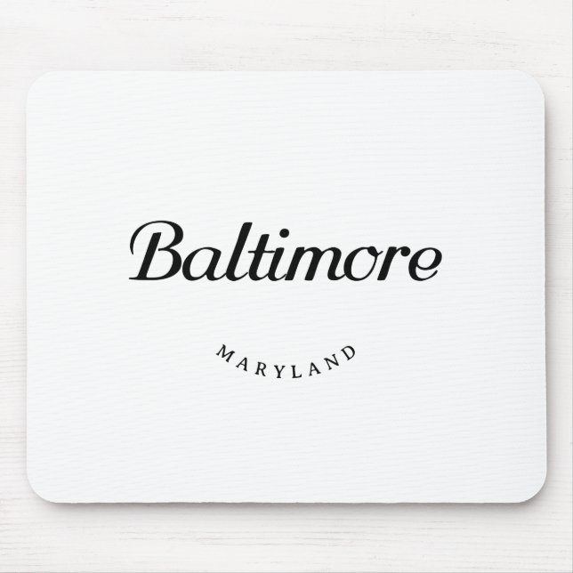 Baltimore MD Mousepad (Vorne)