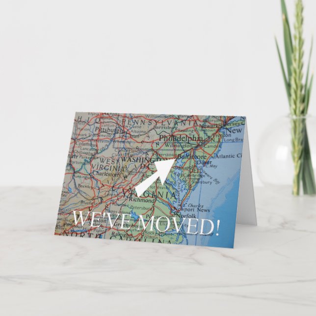 Baltimore Nous avons déplacé le faire-part d'adres (Devant)