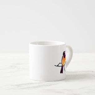 Baltimore Oriole auf Zweig Espressotasse