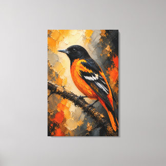 Baltimore Oriole Luxus-Leinwanddruck Leinwanddruck