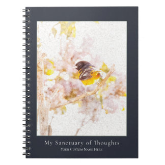Baltimore Oriole Notebook | Nature Art Journal