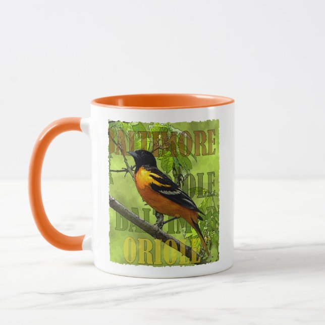 Baltimore Oriole Tasse- 11 oz. Tasse (Links)