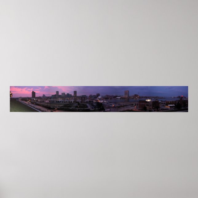 Baltimore Panorama Test Poster (Vorne)