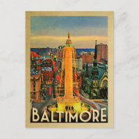 Baltimore Postkarte