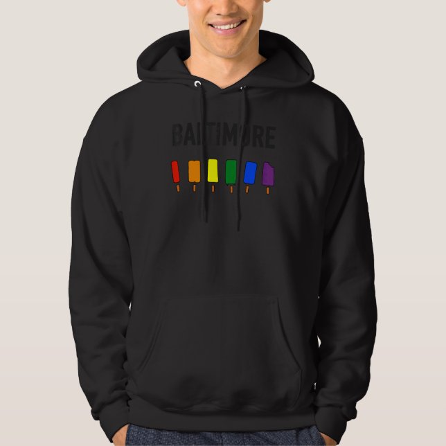 Baltimore Pride 2022 Hoodie (Vorderseite)