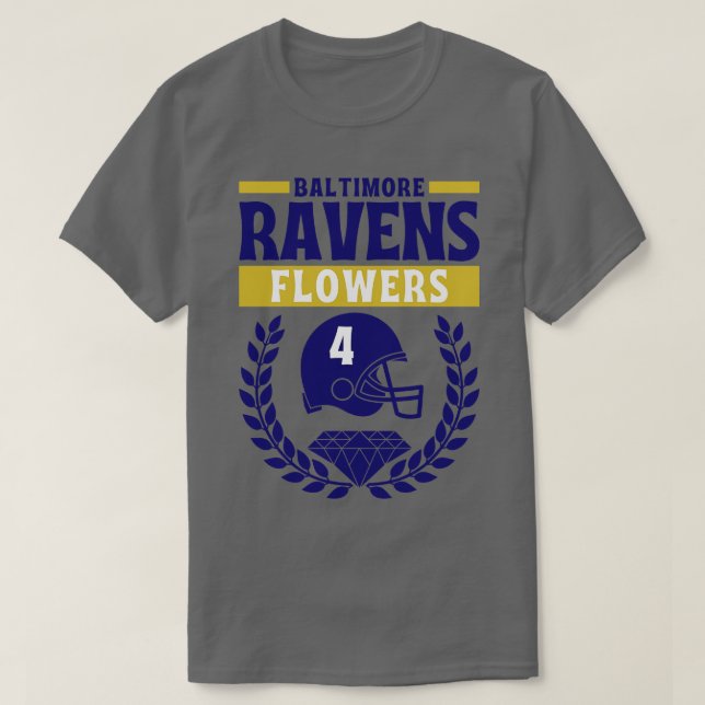 Baltimore Ravens Blume 4 T-Shirt (Design vorne)
