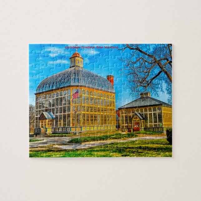 Baltimore Rollins Conservatory Maryland. Jigsaw Pu (Horizontal)