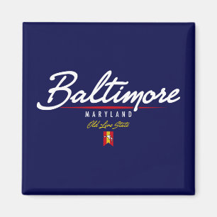 Baltimore-Skript Magnet