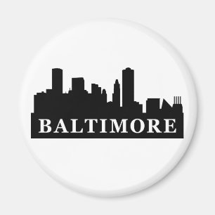 Baltimore-Skyline Magnet
