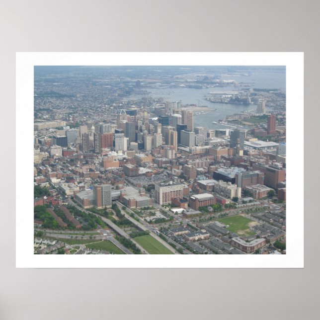 Baltimore Skyline Poster (Vorne)