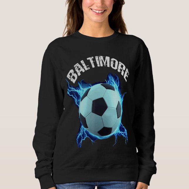 Baltimore Soccer Retro Sweatshirt (Vorderseite)