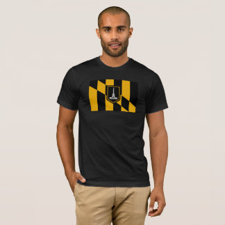 Baltimore-Stadt-offizielles Flaggen-T-Shirt T-Shirt