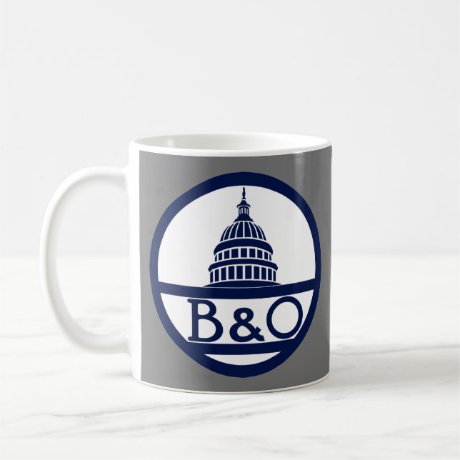 Baltimore und Ohio Bahn Tasse (Links)