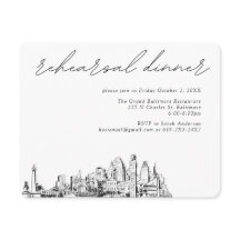 Baltimore Wedding Elegante Probe Eintrittskarte