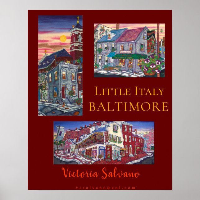 Baltimore's Little Italy Poster (Vorne)