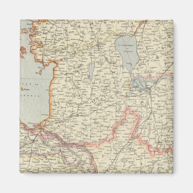 Baltische Staaten Magnet (Vorne)